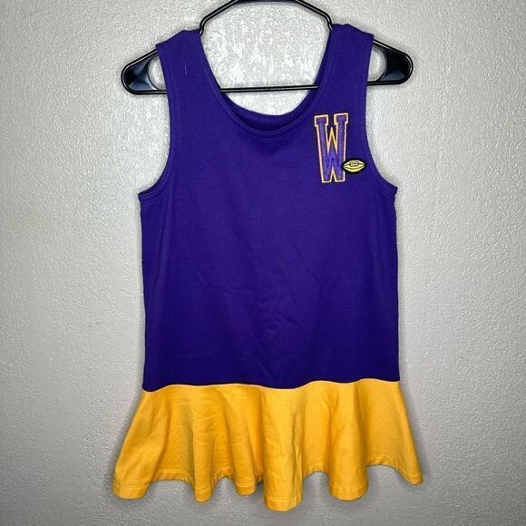 VTG UW Cheerleader Dress Embroidered Size Small - Picture 2 of 4